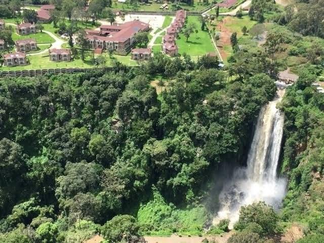 Thomson's Falls dropping 74 metres into its gorge at Nyahururu